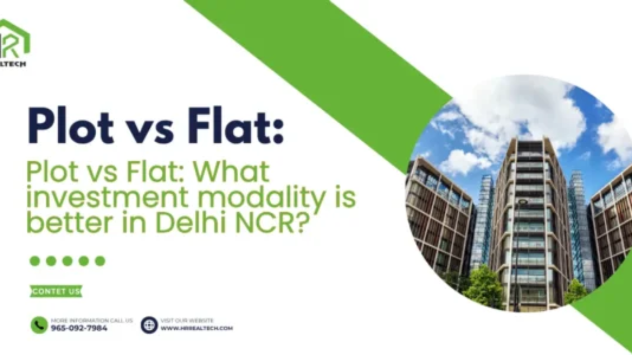plots vs flats in Delhi NCR