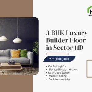 3 BHK Luxury Builder Floor in Sector 11D